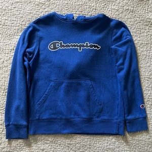 boys blue champion hoodie
